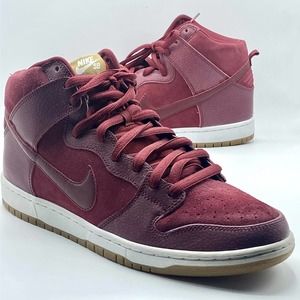 Nike Dunk SB High Team Red Filbert' (Size 13)